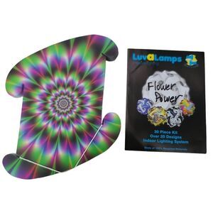 Tie Dye Puzzle Lamp Kit 30 Pieces DIY FanLampz Light & Cord Not Included